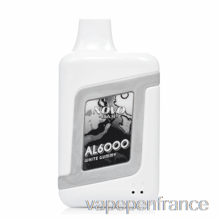 Smok Novo Bar Al6000 Stylo Vape Gommeux Blanc Jetable